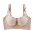 thumbnail image 1 of Qwertyu Womens Bras Padded Push-Up Bra T-Shirt Bra Complexion Complexion 34D, 1 of 3