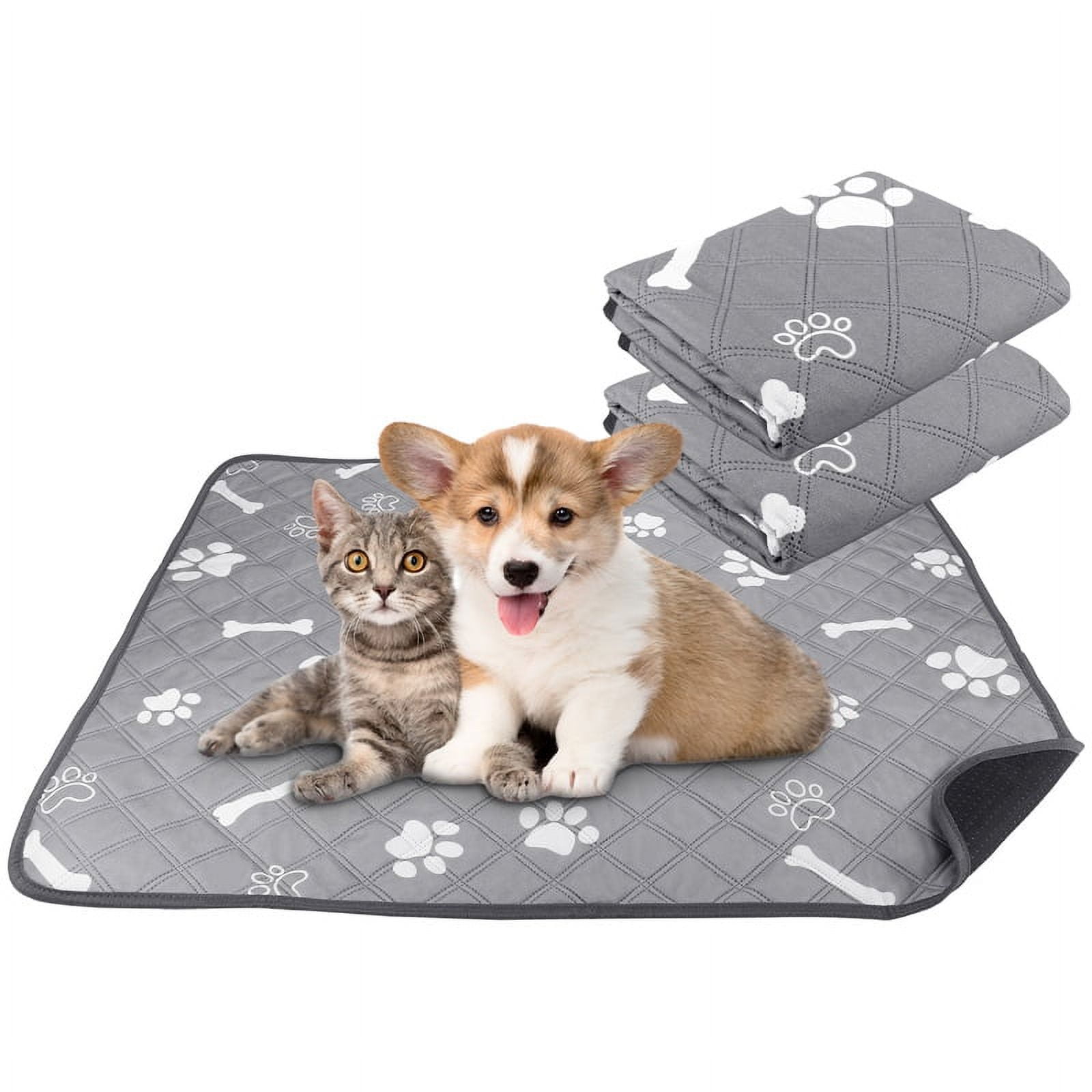 Qweryboo 2 Pack Washable Pee Pads for Dogs, Puppy Potty Pads, Reusable