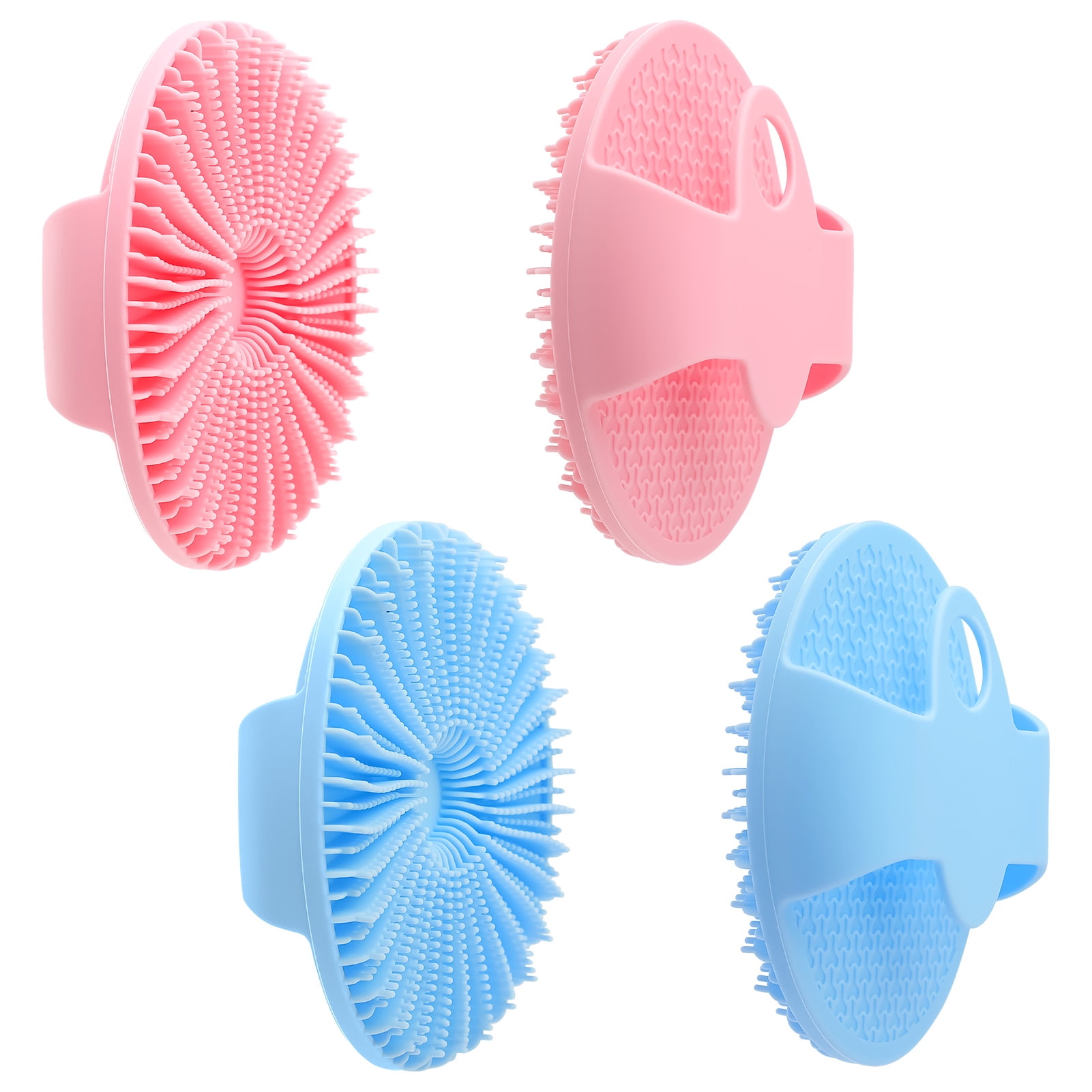 Walmart sales :  Qweryboo 2Packs Exfoliator Soft Silicone Body Scrub, Bath Wash Tool for Face and Body, Gentle on All Skin Types