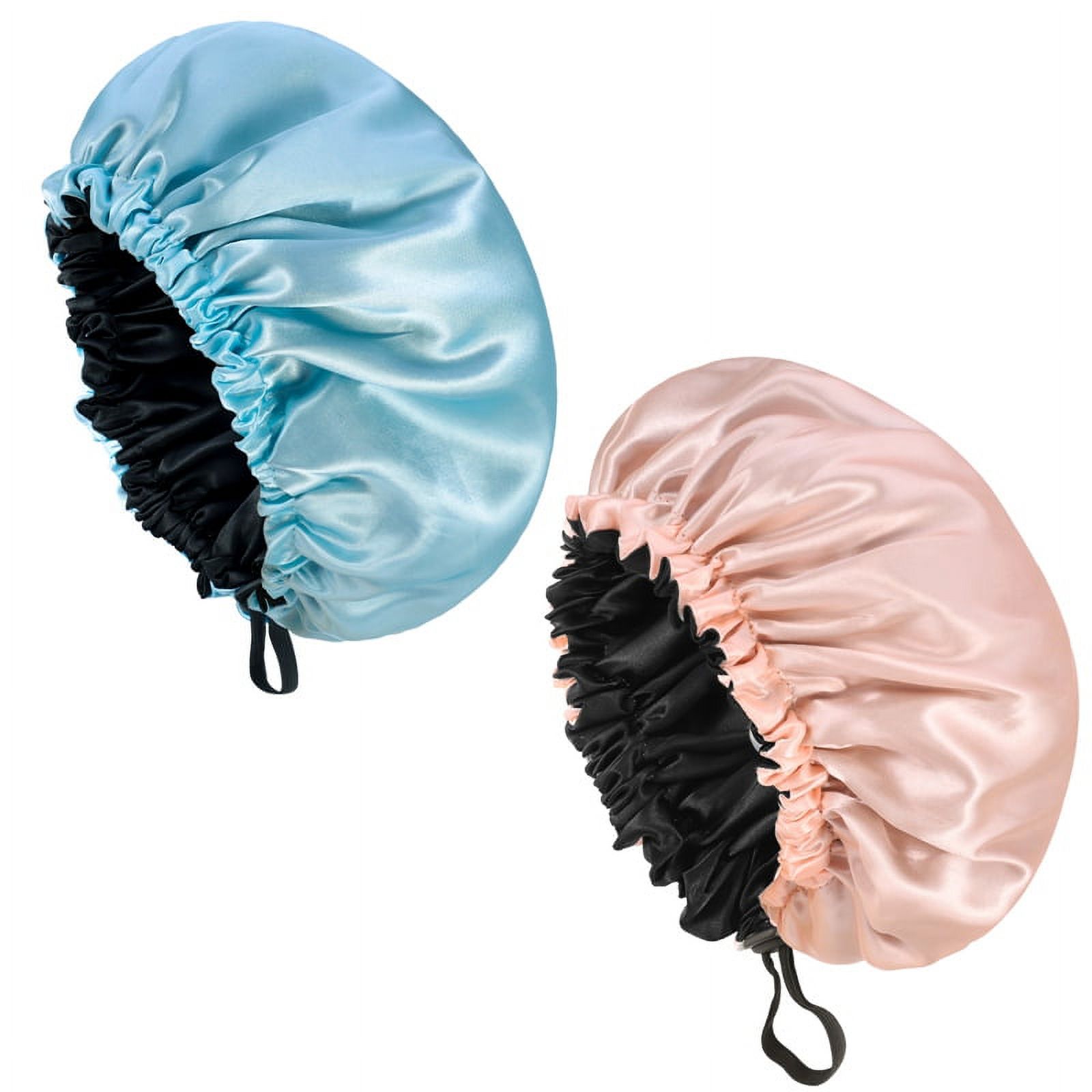 Durags Wave Shower Cap for Long Wig Hair Night Sleeping Head