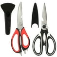 Qweryboo 2 Pcs Heavy Duty Kitchen Scissors, Multipurpose Ultra Sharp