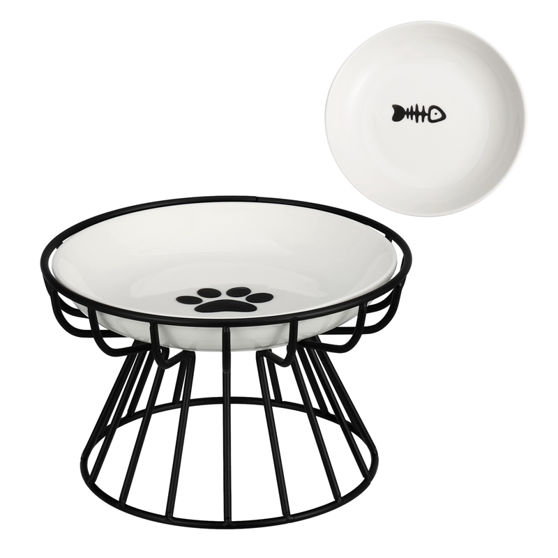 Marchul Cat Gravity Water and Food Bowls Set, Feeding Dishes for Dogs