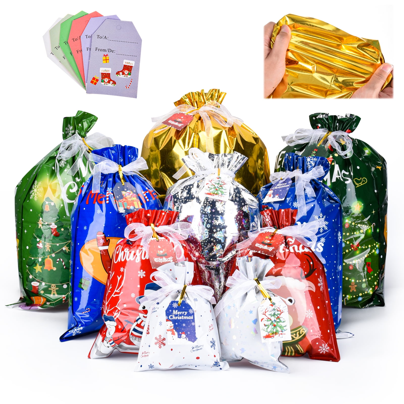 Holiday plastic bags hotsell