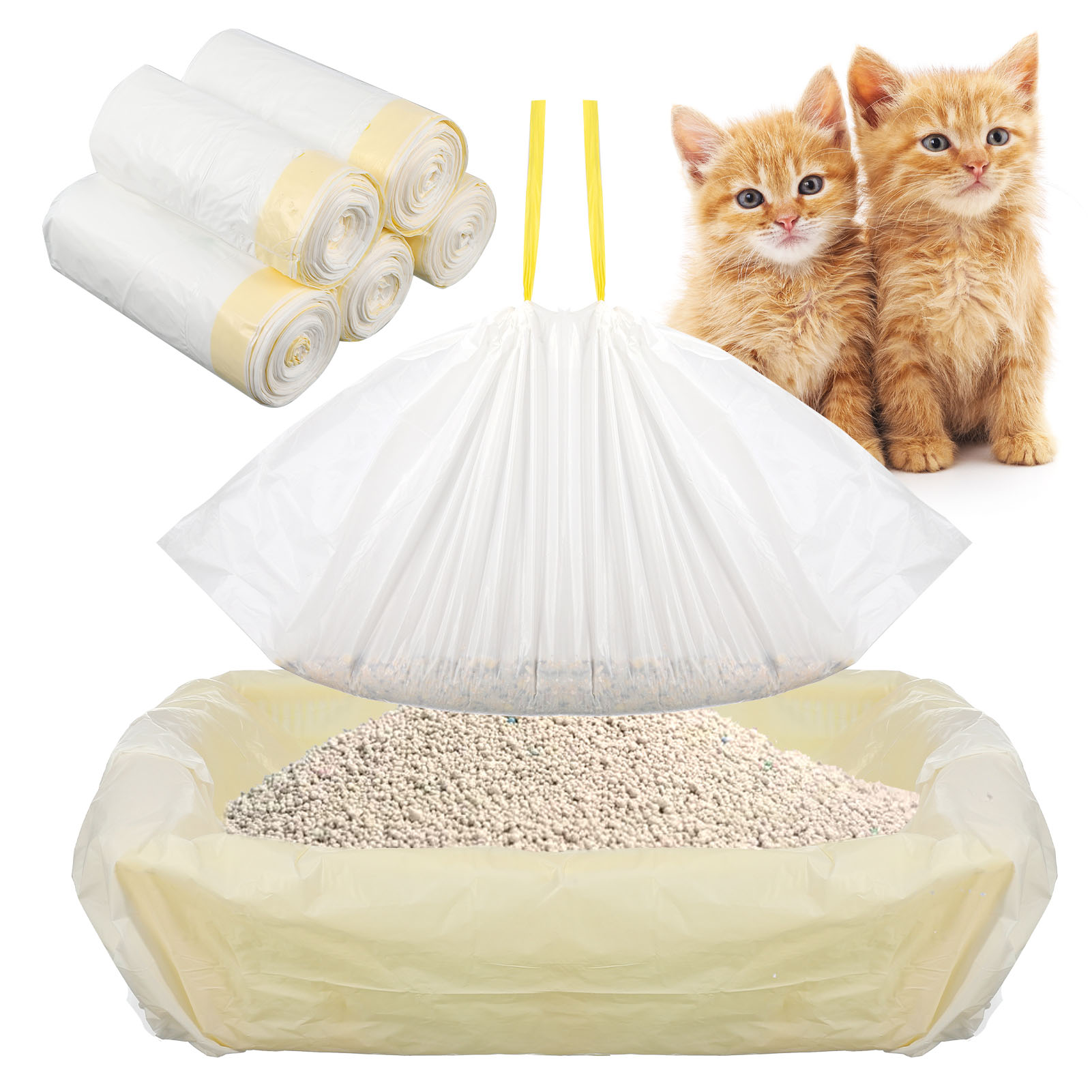 Nature's Miracle, Cat Litter Box Liners, Large, 7 count