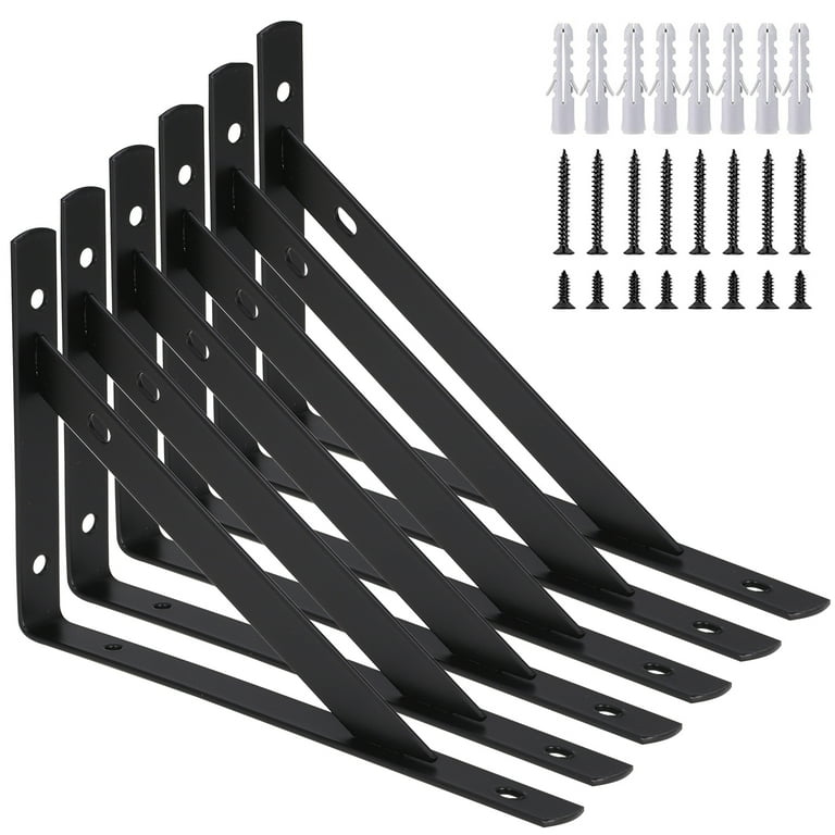 16 in. White Super Strength Shelf Bracket (6-Pack) 16 in. White Super Strength Shelf Bracket (6-Pack)