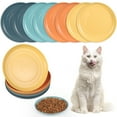 thumbnail image 1 of Qweryboo 8 Pcs Whisker Friendly Fatigue Cat Bowl, Shallow Cat Food Dish Wide Cat Wet Feeding Bowls, Pet Plates for Kittens and Short Legged Cat, 1 of 7