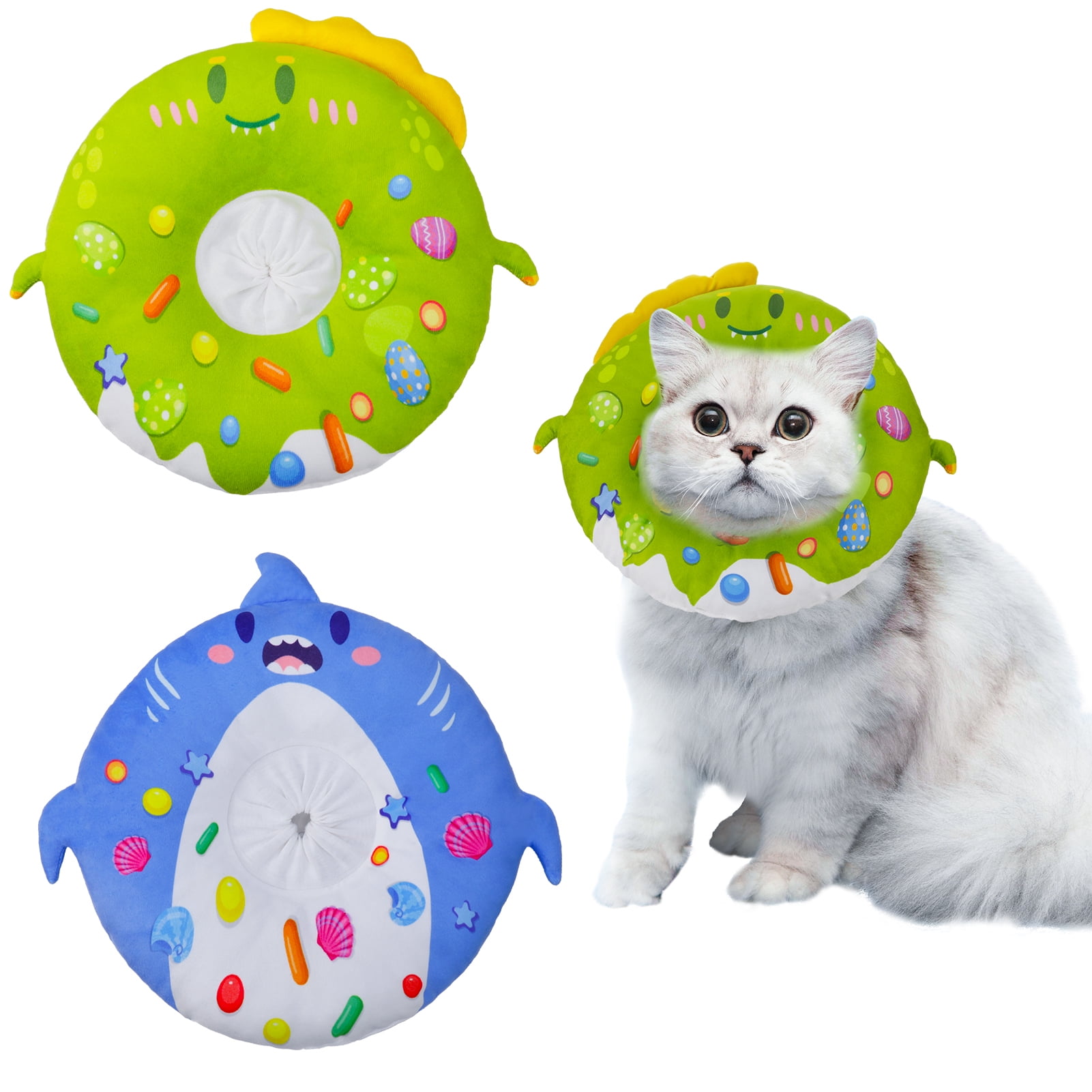 Qweryboo Cat Cone Collar Soft, Cat Recovery Collar for Wound Healing