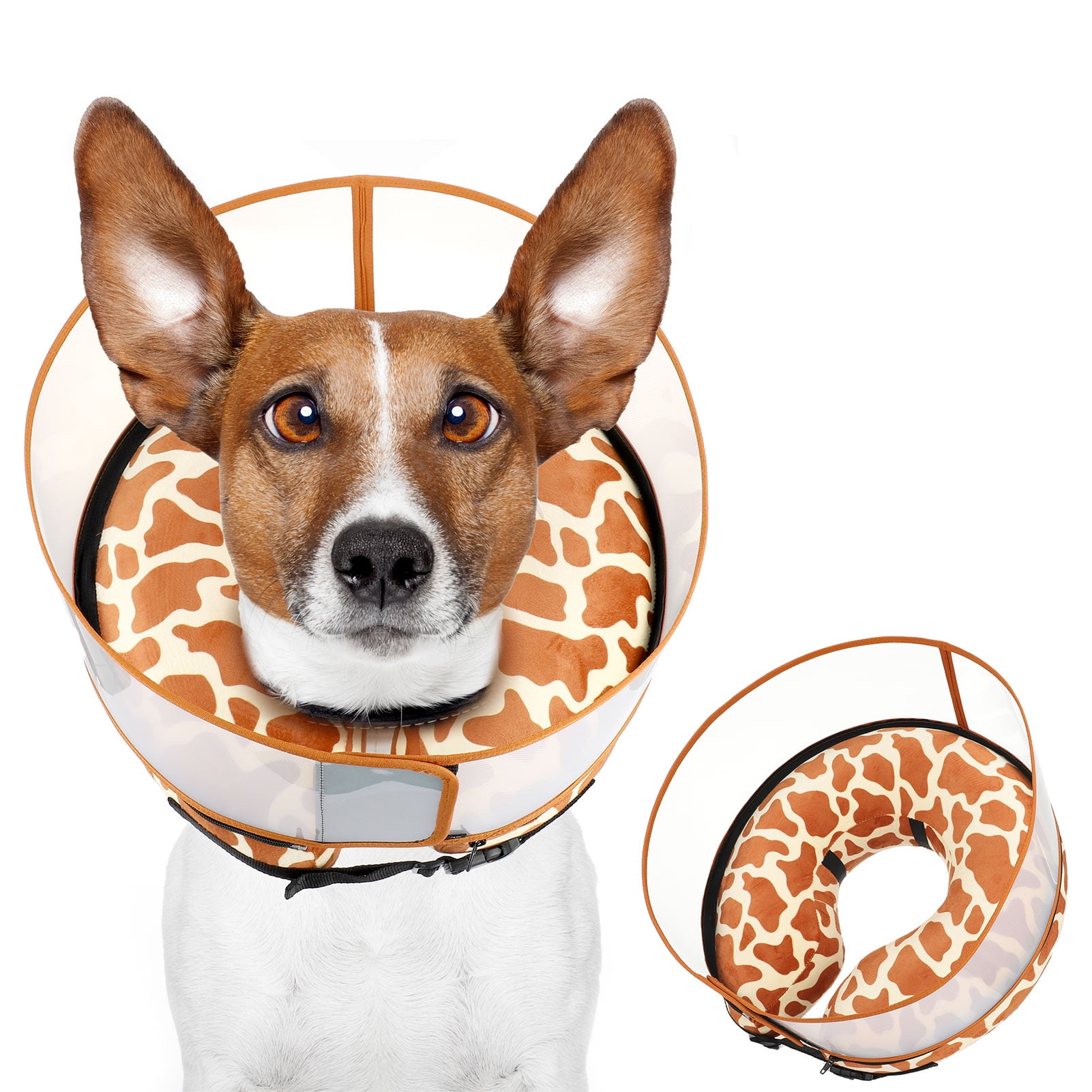 Qweryboo Inflatable Dog Cones, Donut Collar Alternative After Surgery