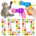 thumbnail image 1 of Qweryboo Interactive 100-Piece Cat Toy Ball Set with Launchers, Purple, 1 of 7