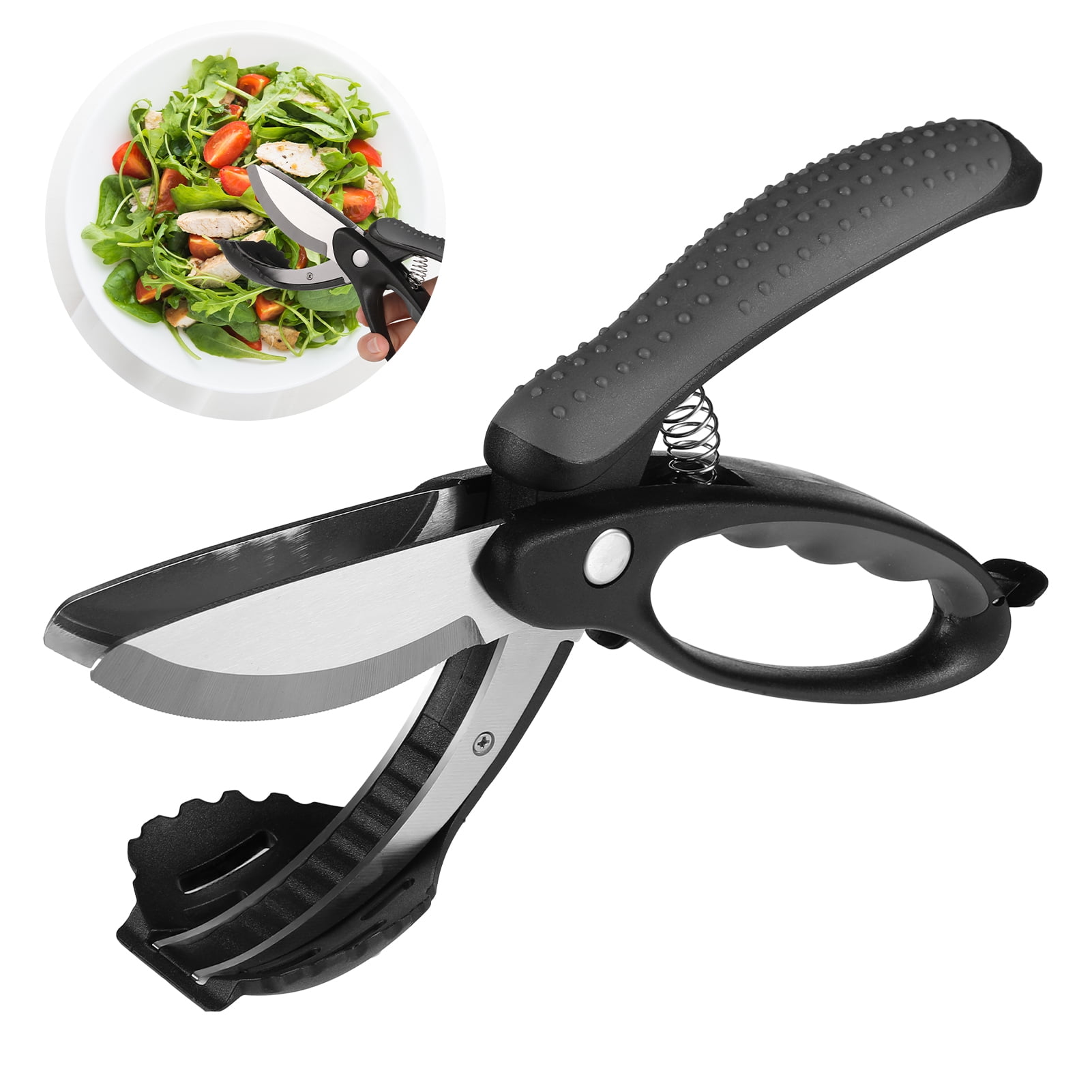 Qweryboo Kitchen Salad Scissors, Salad Chopper Scissors, Toss and Chop