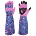 thumbnail image 1 of Qweryboo Long Gardening Gloves for Women, 37CM Thorn Proof&Puncture Resistance Garden Gloves Gauntlet, Womens Gardening Gloves Cactus Pruning, Work Garden Gloves Garden Gifts For Women(Purple), 1 of 7