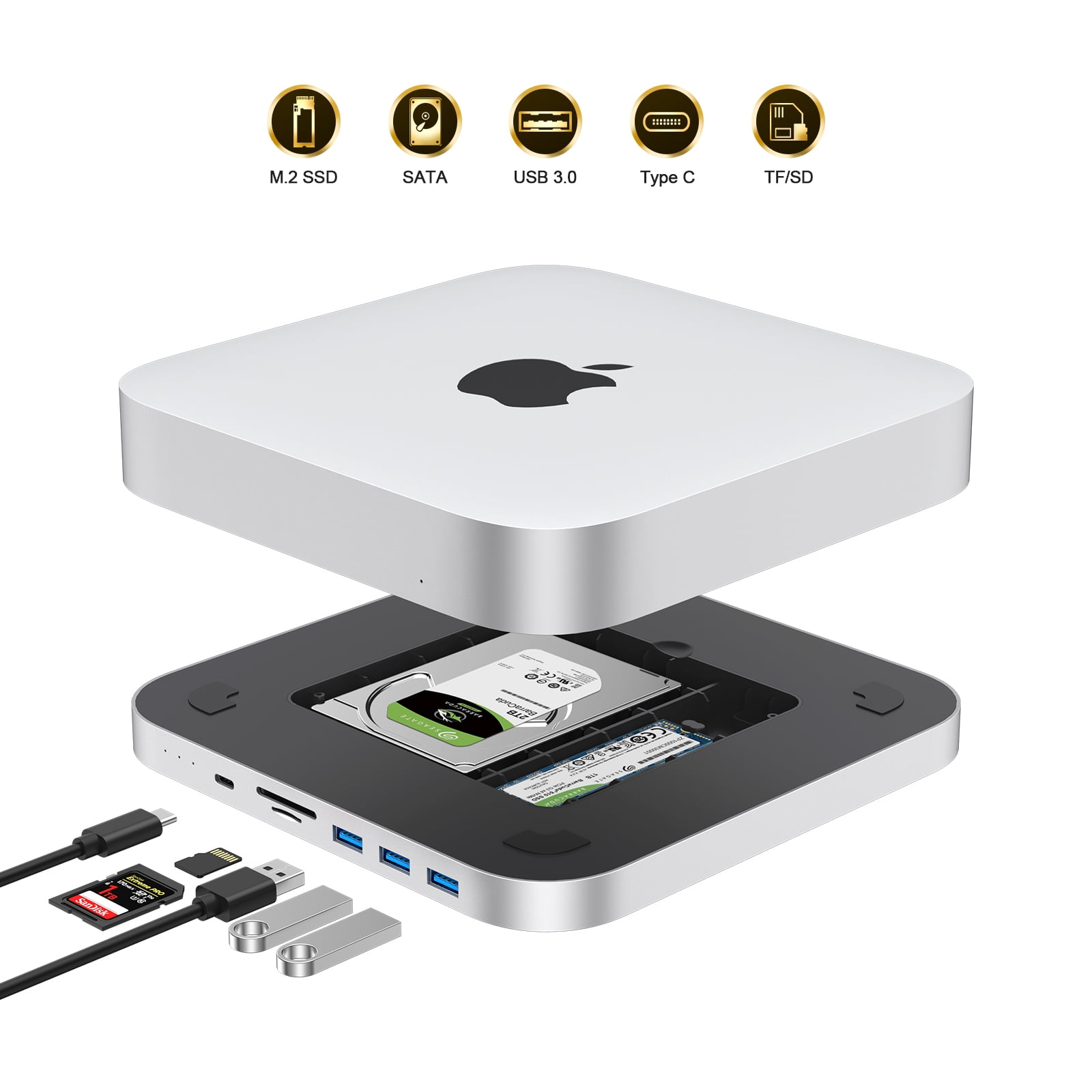 Satechi Stand and Hub for Mac mini refreshed with NVMe SSD slot