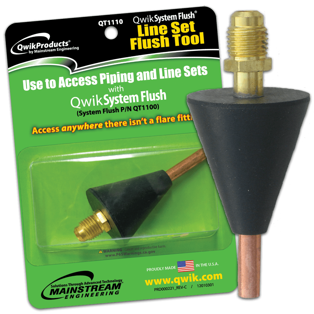Flush Rework Tool QwikProducts QT1110: 2lbs QwikSystem Flush, Line-Set Flush Tool with ...