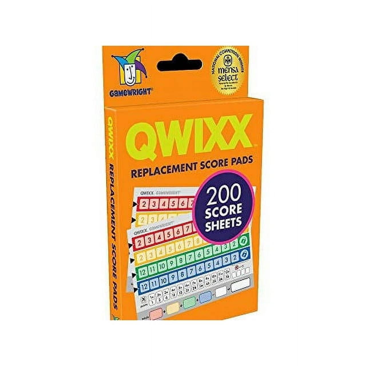 Qwixx, Replacement Score Cards Action Game