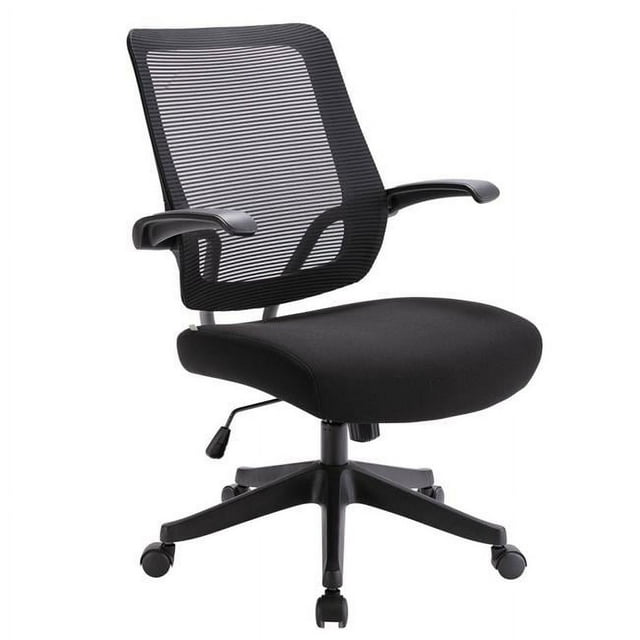 Qwork QW-M1901-B Ergonomic Task Office Chair&#44; Black