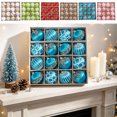 thumbnail image 1 of Qwtwty 16 Pcs Christmas Decorations Ornaments Set, Shatterproof Colorful Plastic Decorative Christmas Bauble for Home Holiday Wedding Party Decor, 1 of 6