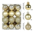thumbnail image 1 of Qwtwty 24 Pcs Christmas Ornaments Set, Shatterproof Christmas Hanging Pendants for Home Party Wedding Holiday Decor, 1 of 8