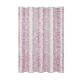 thumbnail image 1 of Qwtwty 31.5×70.87in Shower Curtain Pink Leaves Decor Soft Fabric Shower Curtain Water-Repellent Eco-Friendly Cute Polyester Fabric Bath Curtains Boho Pink Leaves Design for Bathroom Bedroom, Pink, 1 of 6