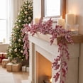 thumbnail image 1 of Qwtwty 6 ft Christmas Greenery Garland, Fake Vines Real Touch Artificial Berry Garlands for Mantle, Fireplace, Table Decorations, 1 of 7