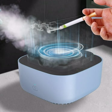 Qwtwty AirPurifier Soot- Ashtray for Cigarettes, Multifunctional Ash Tray for Indoor Home Office, Small Negative Indoor Atmospheric Purifiers