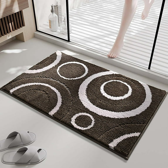 Qwtwty Bathroom Rugs Home Door Mat Household Entrance Mat Bathroom Mat Slip And Absorbent Carpet