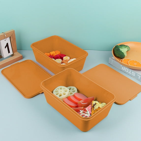 Qwtwty Bento Box Adult Simples Portable Lunch Box Lunch Box Food Storage Container with Lid Leakproof Food Preparation Container for Storage Home Office