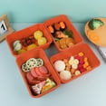 thumbnail image 1 of Qwtwty Bento Box Simples Portable Lunch Box Lunch Box Food Storage Container with Lid Leakproof Food Preparation Container for Storage Home Office on Clearance, 1 of 7