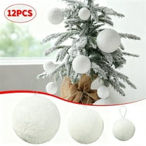 Qwtwty Christmas Balls Ornaments 3.1in/12Pcs Christmas Balls Baubles Party Xmas Tree Decorations Hanging Ornament Decor Christmas Tree Decorations Christmas Decorations Indoor