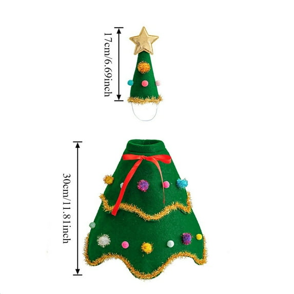 Qwtwty Christmas Decor Double-Layer Christmas Tree Porch Gooses Set - Fits 23-Inch Porch Gooses
