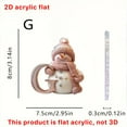 thumbnail image 1 of Qwtwty Christmas Decorations Indoor 26 English Letter Christmas Ornament Christmas Tree Decoration 2D Acrylic Decoration Car Rearview Mirror Ornament, 1 of 1