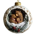 thumbnail image 1 of Qwtwty Christmas Ornaments Bear Family Christmas Ornament, 1 of 1