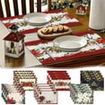 thumbnail image 1 of Qwtwty Christmas Ornaments Christmas Placemat Table Mat Christmas Home Living Room Decoration Placemat, 1 of 9