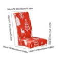 thumbnail image 1 of Qwtwty Christmas Ornaments Christmas Stretch Chair Cover Removable And Washable Dining Chair Cover Christmas Decoration Home Decoration Dining Chair Cover Suitable for Kitchen Hotel, 1 of 6