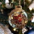 thumbnail image 1 of Qwtwty Christmas Ornaments Christmas Tree Hanging Decoration Mini Clear Musical Themed Hanging Ball Pendants for Xmas Tree Home Holiday Party Supplies, 1 of 6