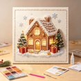 thumbnail image 1 of Qwtwty Christmas Pearl Art DIY Kit for Adults, Funny Christmas Gem Art Kit DIY Diamond Painting Crafts Kit for Home Wall Decor Holiday Gift, 1 of 8