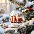 thumbnail image 1 of Qwtwty Christmas Tree Ornaments Christmas Decorations Shatterproof Mini Hanging Pendants for Xmas Tree Fireplace Holiday Decor, 1 of 6