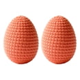 thumbnail image 1 of Qwtwty Decorated Easter Eggs Hand Crocheted Easter Egg Decor Foam Filled Knitted Egg Ornament Soft Textured Ovals Shape Handmade Easter Decoration for Baskets Tables And Home, 1 of 6