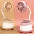 thumbnail image 1 of Qwtwty Desk Pen Storage Desktop Fan Pencil Storage Cute Small Fan Home for Families Desktop Storage Ornaments, 1 of 6