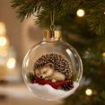 thumbnail image 1 of Qwtwty Glowing Christmas Ball Ornaments, Shatterproof Mini Clear Christmas Themed Hanging Pendants for Xmas Tree Holiday Party Decor, 1 of 7