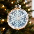 thumbnail image 1 of Qwtwty Glowing Christmas Story Ornament, Light-Up Mini Holiday Scene Christmas Tree Hanging Decoration with Warm LED Light, 1 of 6
