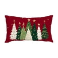 thumbnail image 1 of Qwtwty Home Decor Three-dimensional Effect Pillowcase Christmas Pillow Cover Festival Decoration Sofa Decoration Flax Pillowcase Bedroom Home Sofa Decoration Sofa Pillowcase, 1 of 6