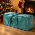 thumbnail image 1 of Qwtwty Large Capacity Christmas Tree Storage Bag, Heavy Duty Waterproof Storage Container with Reinforced Handles, Zippers and Wide Opening for Xmas Trees, 1 of 7