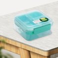 thumbnail image 1 of Qwtwty Bento Box Portable Double Layer Lunch Box Divided Into Compartments Bento Box Picnic Salad Box Portable Office Lunch Box Student Lunch Box on Clearance, 1 of 5
