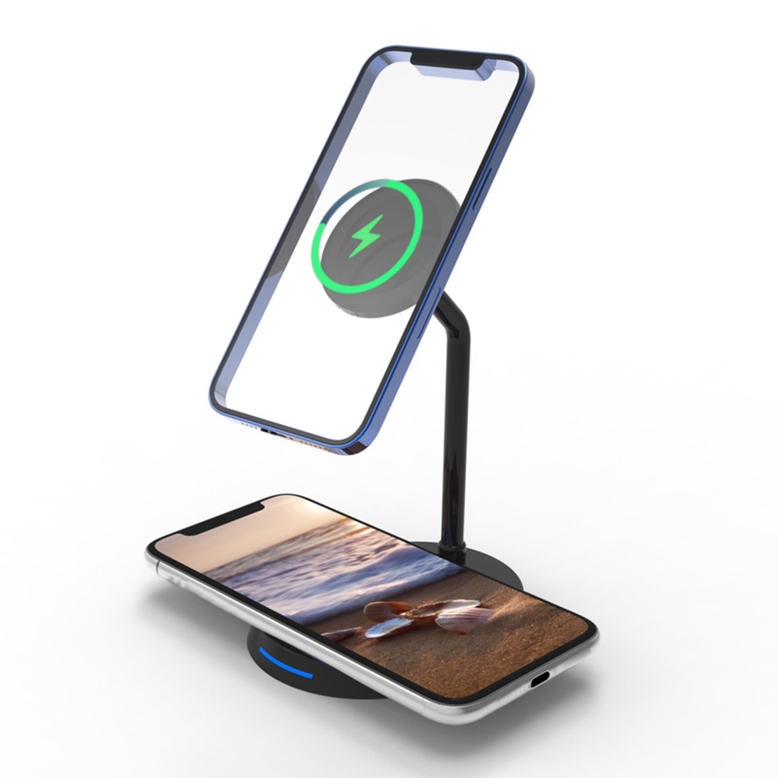 Qwtwty Mobile Accessories 15 W Magnetic Mobile Phone Wireless Charger Headset Charging for Mobile Phone, Mobile Phone Charging, with USB Interface