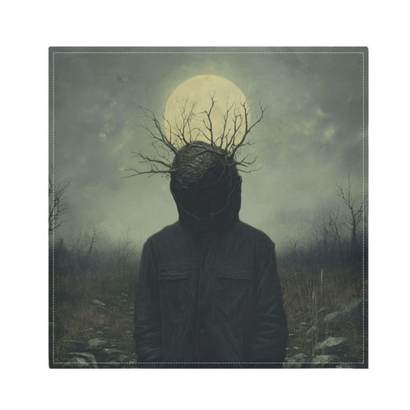 Qxltty A Head Full Of Branches Napkins 20×20in Perfect for Parties Dinners Weddings Cocktail Housewarming Cloth Napkins Set of 6