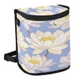 thumbnail image 1 of Qxltty A Seamless Pattern Of Water Lilies Car Trash Can with Lid Vehicle Backseat Hanging Leak Proof Storage Bin, 1 of 7