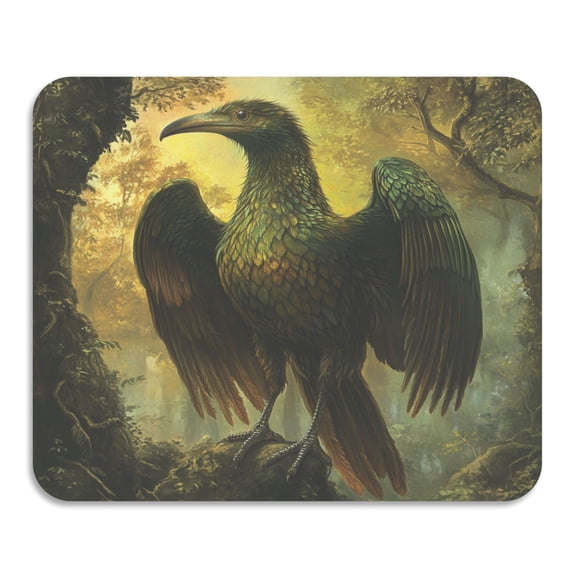 Qxltty Ancient Giant Eagle Dish Drying Mat Coffee Bar Mats Rubber Backed Absorbent Fit Under Pot and Dishes Racks 15.7x11.8in