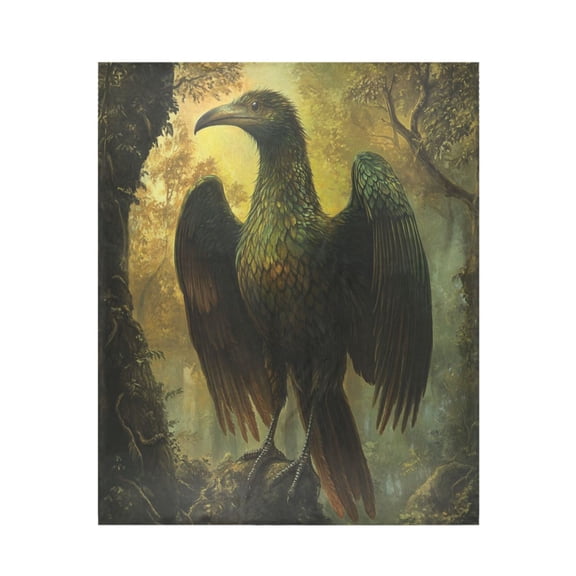 Qxltty Ancient Giant Eagle Soft Cozy Fluffy Blankets for Couch Sofa Chair Bed Camping Picnic Travel Lightweight Bed 5060inch