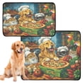 thumbnail image 1 of Qxltty Animal Kitchen Cat litter Pads Pet Set of 2 Diaper Mats Center Anti-leakage Layer Absorbent Soft and Comfortable, 1 of 7