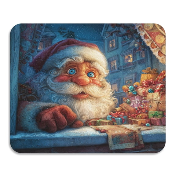 Qxltty Anime Santa Claus Dish Drying Mat Coffee Bar Mats Rubber Backed Absorbent Fit Under Pot and Dishes Racks 15.7x11.8in